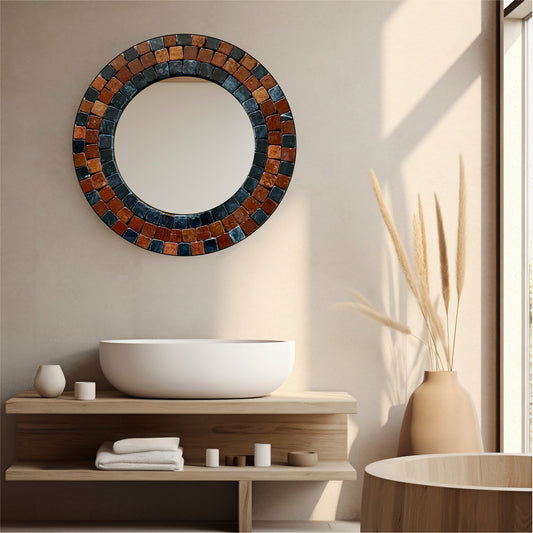 MIRROR MOSAIC | Crimson Black For Perfect Bungalow Interiors