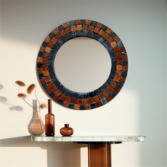 MIRROR MOSAIC | Crimson Black For Perfect Bungalow Interiors