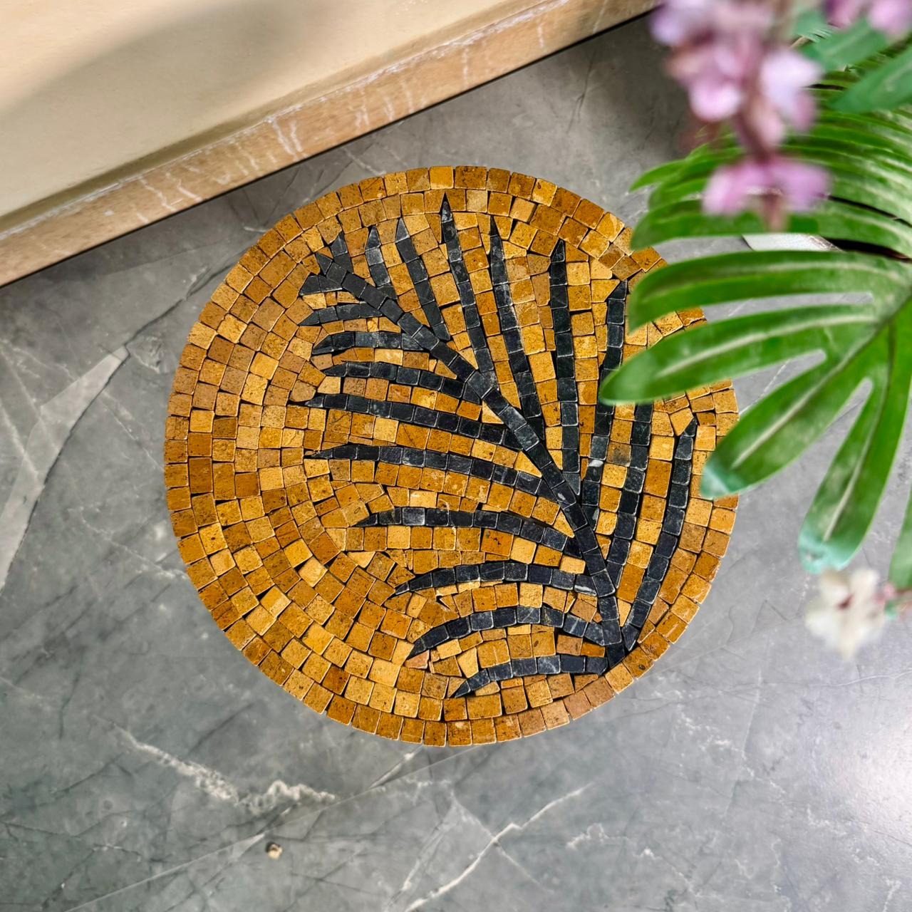 Smart Mosaic Coffee / Vase Table - Elegant GoldenTree Artwork