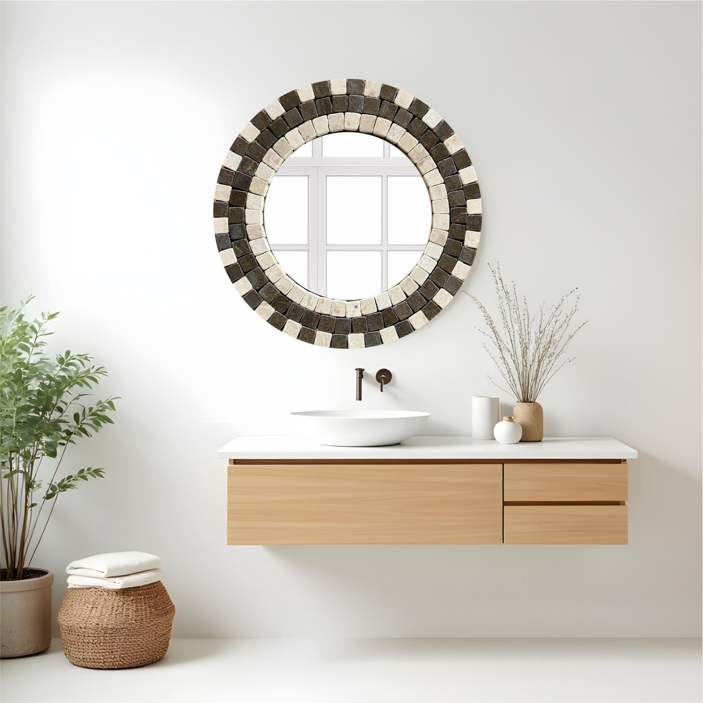 MIRROR MOSAIC | Coffee Brown for Luxurious Breakfast Lounges