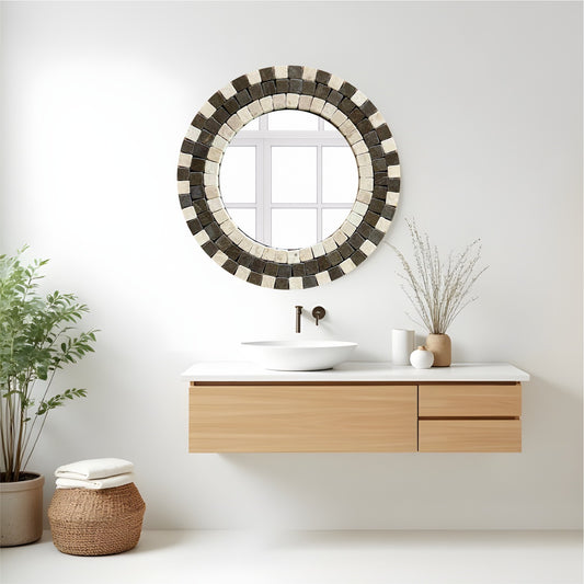 MIRROR MOSAIC | Coffee Brown for Luxurious Breakfast Lounges