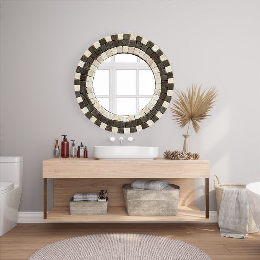 MIRROR MOSAIC | Coffee Brown for Luxurious Breakfast Lounges