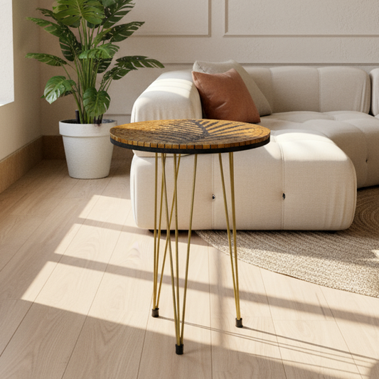 Smart Mosaic Coffee / Vase Table - Elegant GoldenTree Artwork