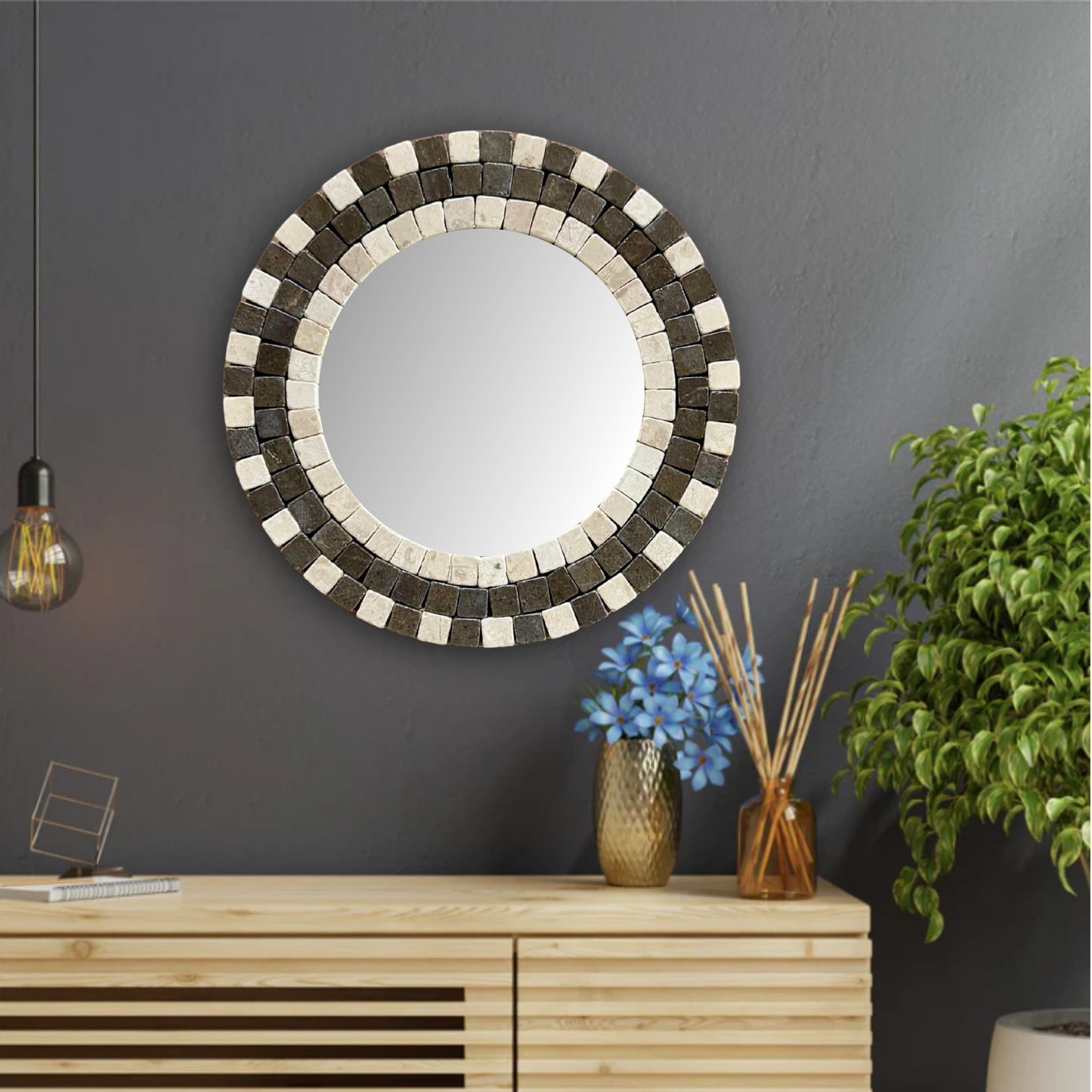 MIRROR MOSAIC | Coffee Brown for Luxurious Breakfast Lounges