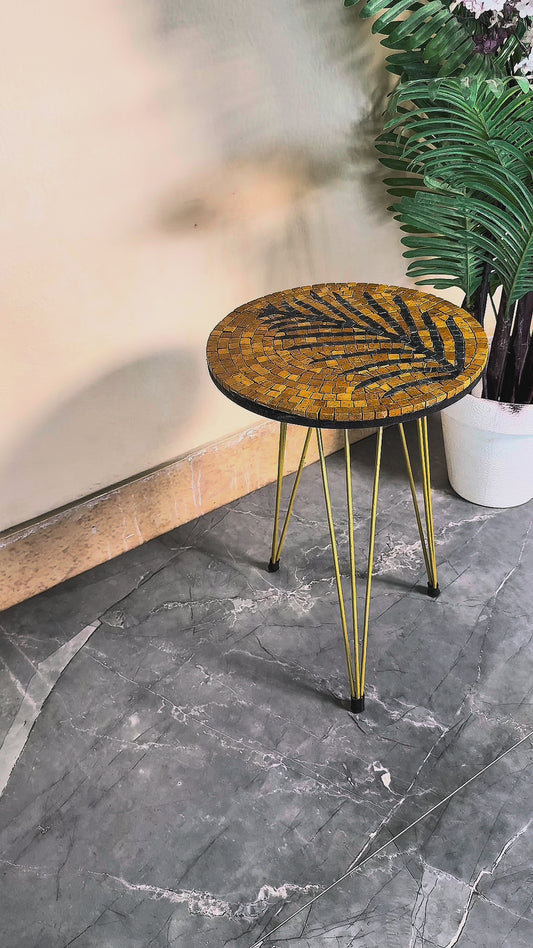 Smart Mosaic Coffee / Vase Table - Elegant GoldenTree Artwork